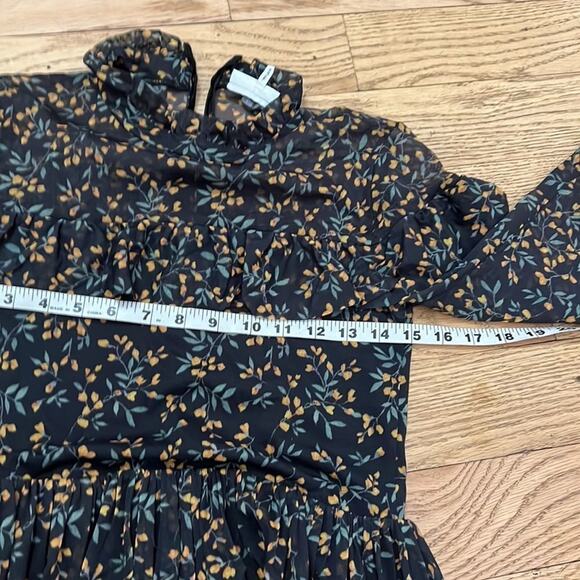 GANNI TILDEN MESH DRESS SIZE 36 S - Picture 10 of 11